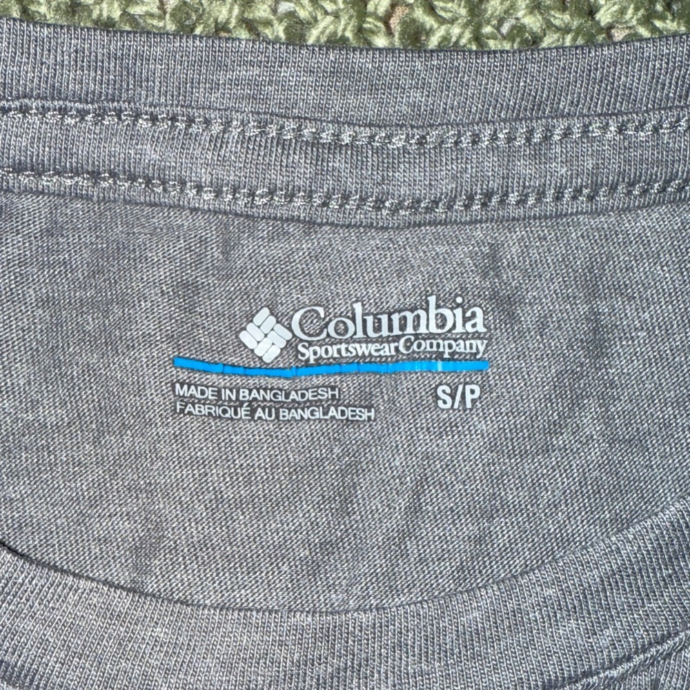 Columbia Charcoal Gray Logo Tee - Picture 2 of 2